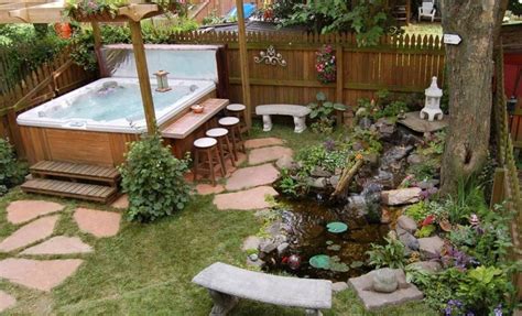 Small Backyard Ideas With Hot Tub 29 Decor Renewal