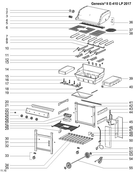 essential guide  understanding weber genesis   parts diagram