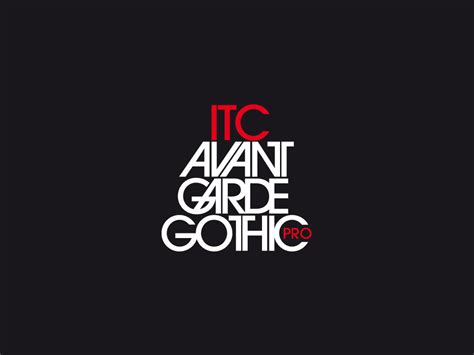 itc avant garde gothic pro itc printroot forums