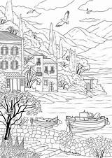 Coast Sea Favoreads Coloring Pages Adult Printable Adults Etsy Club Book Kids Choose Board Sold 상품 판매자 sketch template