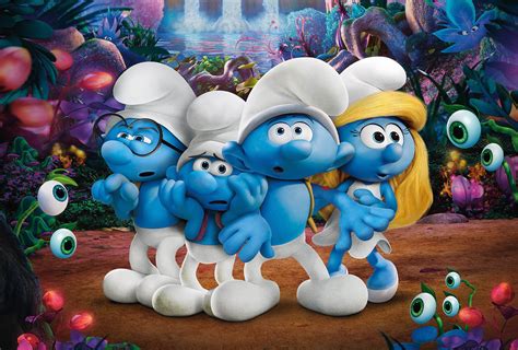 smurfs  lost village   hd movies  wallpapers images