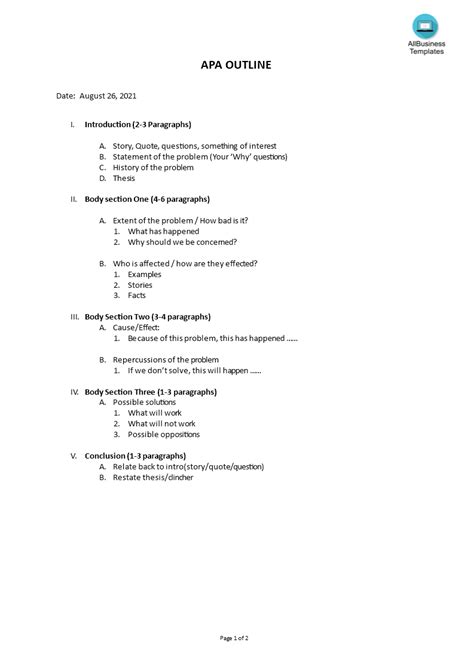 format thesis paper sample thesis format