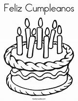 Coloring Feliz Cumpleanos Birthday Dinosaurs Cake Print Candles Built California Usa Twistynoodle Template Favorites Login Add Noodle sketch template