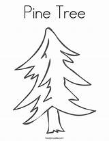 Tree Pine Coloring State Nc Drawing Line Template Chicka Print Trees Outline Twistynoodle Boom Noodle Family Drawn Child Popular Change sketch template