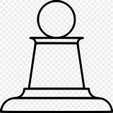 Chess Pawn Rook sketch template