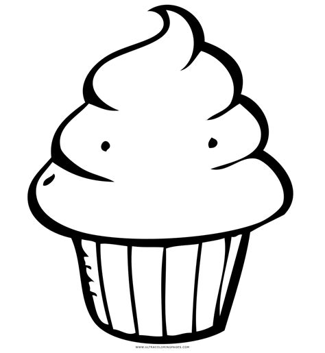 cupcake coloring page ultra coloring pages
