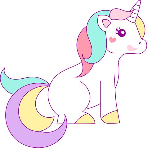 pastel unicorn png png image collection