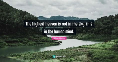 highest heaven     sky     human mind quote