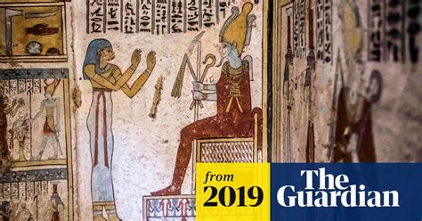 mummified mice found in beautiful colourful egyptian tomb egypt