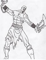 Kratos Coloringcity sketch template