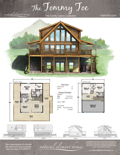 tommy toe plan comfy cabins natural element homes cabin house plans cabin floor plans