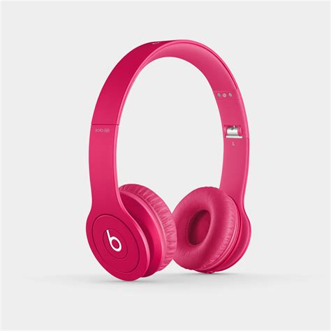 amazoncom beats solo hd wired  ear headphone matte pink discontinued  manufacturer