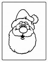 Christmas Pages Coloring Father Santa Face Colouring Claus Print Drawings Clipart Patterns Printable Color Cliparts Kids Moms Think Who Library sketch template