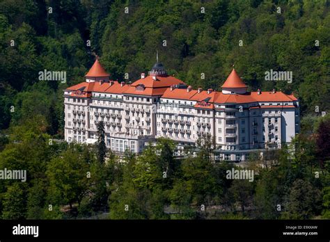 spa hotel imperial karlovy vary   czech republic stock photo