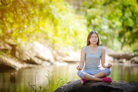 Asian Woman Practice Yoga Stock Image Image Of Pretty 84652029