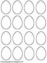Blank Easter Eggs Template Egg Printable Small Colouring Templates Pages Coloring Print Printables Pattern Shapes Draw Crafts Macaron Bunny Colour sketch template