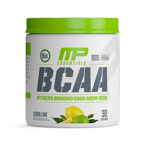 mp essentials bcaa powder 6 grams of bcaas amino acids