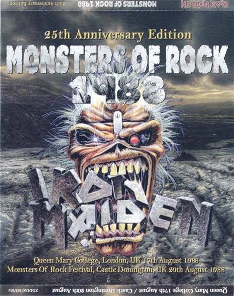 Iron Maiden Monsters Of Rock 1988 25th Anniversary