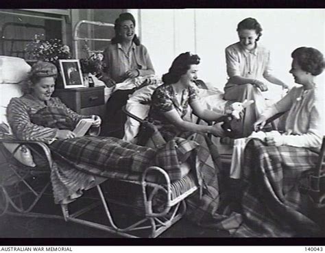Heidelberg Vic 1943 11 20 Servicewomen Patients In The 115th