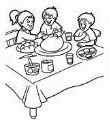 Breakfast Coloring Pages Food Kids Healthy Three Getdrawings Template Sketch sketch template