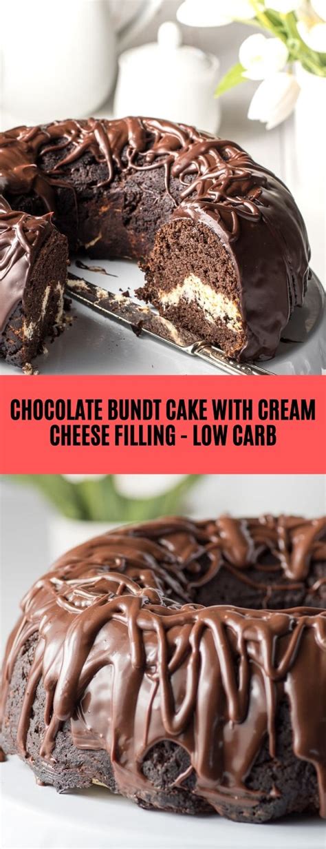 Chocolate Bundt Cake With Cream Cheese Filling Low Carb