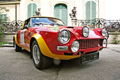 fiat  spider abarth  schwab collection vintage rally cars
