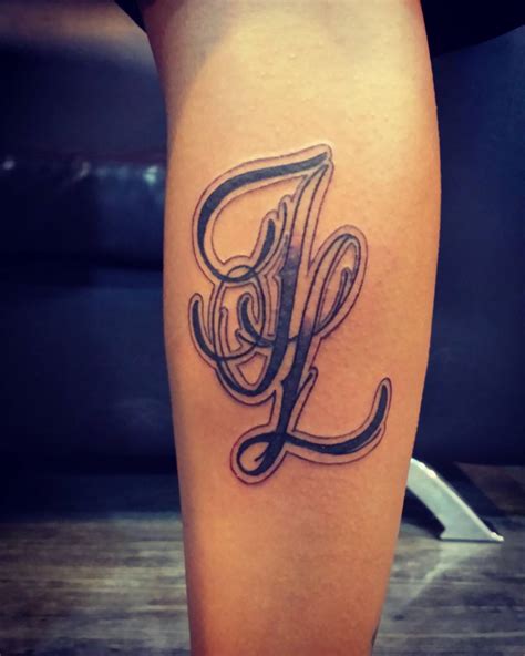 charming initial tattoo designs   loved  closer