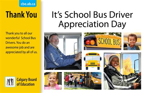 school bus driver appreciation day news centre cbe