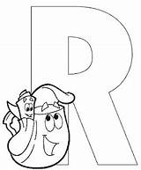 Dora Alphabet Letter Coloring Explorer Ce sketch template