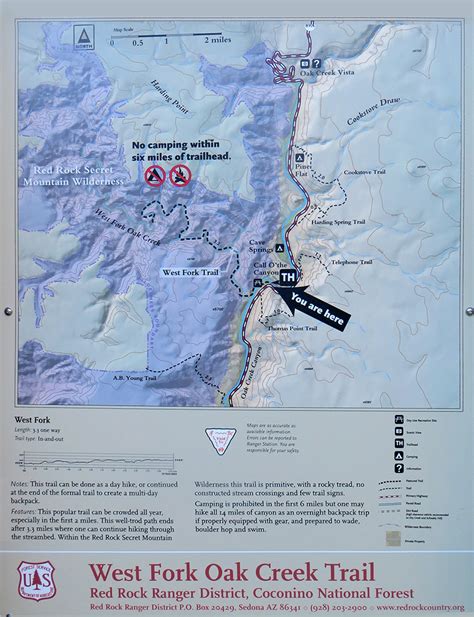 west fork trail map