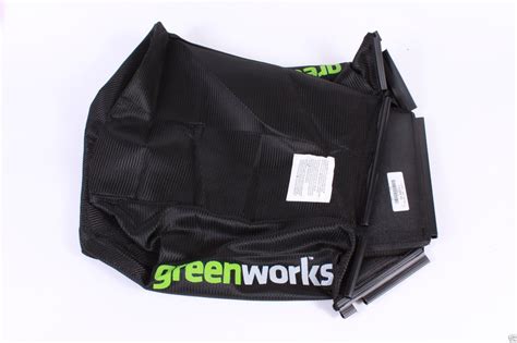 genuine greenworks   grass catcher bag  frame bag  powered  moyer