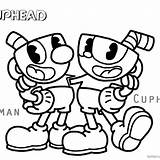 Cuphead Mugman Vingadores Parede sketch template