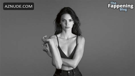Kendall Jenner Sexy And Nude Black And White Photoshoot For Calvin