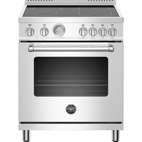 bertazzoni  cu ft freestanding electric induction convection range stainless steel