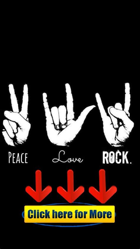 peace love rock n roll wallpaper iphonewallpaper music