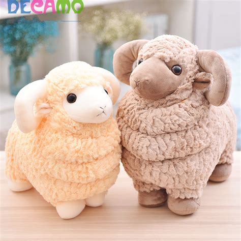 cute  sheep doll doodle sheep goat alpaca plush toy doll
