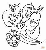 Coloring Apples Pages Bananas Print sketch template