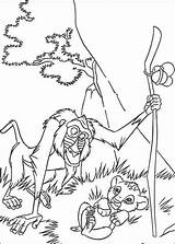 Coloring Simba Rafiki Baby Pages Lion King Printable Categories sketch template