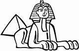 Sphinx Egyptian Esfinge Egypt Egipto Pyramids Dibujosa Desenhos Wecoloringpage sketch template