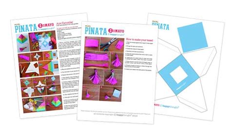 mini pinata templates easy  fun printable crafts  parties