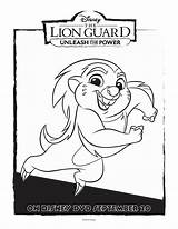 Coloring Lion Pages Guard Bunga Pride Disney Badger Honey Hyena Kion Kiara Spotted Sweeps4bloggers Getcolorings Printable Guards Palace Pretty Getdrawings sketch template