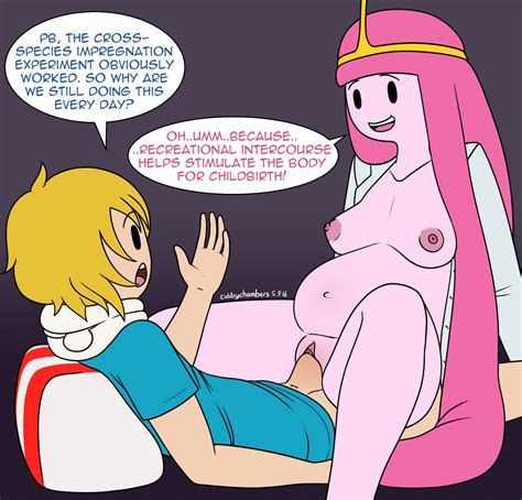 Rule 34 Adventure Time Blonde Hair Blush Breasts Cartoon