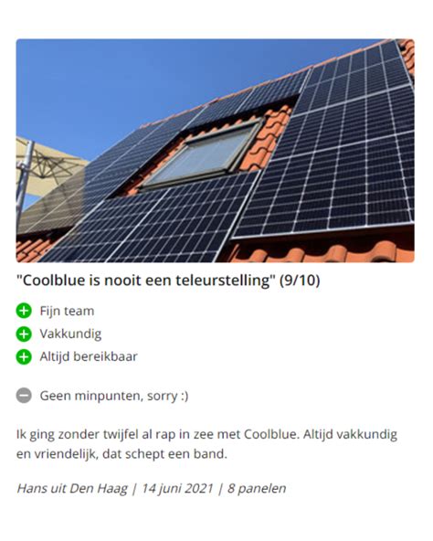 coolblue zonnepanelen je investering echt waard