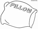 Pillow Coloring Drawing Pages Drawings 97kb 1000 Getdrawings sketch template