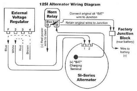wire alternator  internal regulator classicoldsmobilecom