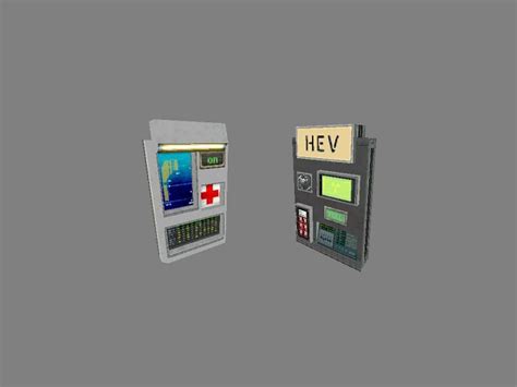 Medkit And Hev Suit Charger Image Half Life Delta Mod For Half Life