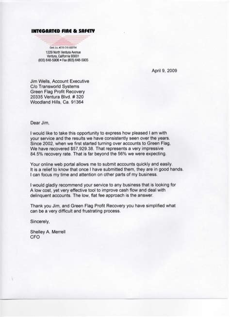 fire  safety letter