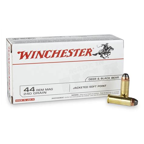 winchester  rem mag jsp  grain  rounds   remington magnum ammo