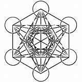 Tattoo Cube Metatrons Geometry Sacred Geometric Flower Side sketch template