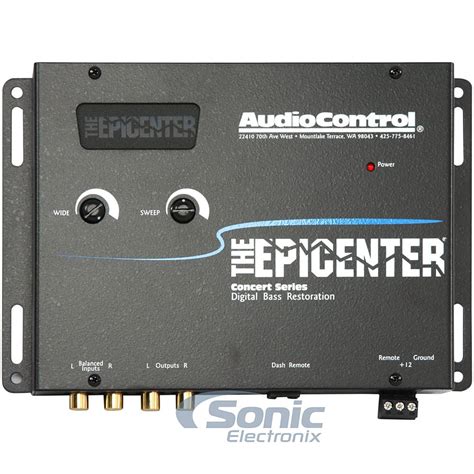 audiocontrol  epicenter  channel parametric bass control